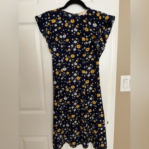 Michael Kors Flounce-Sleeve Dress